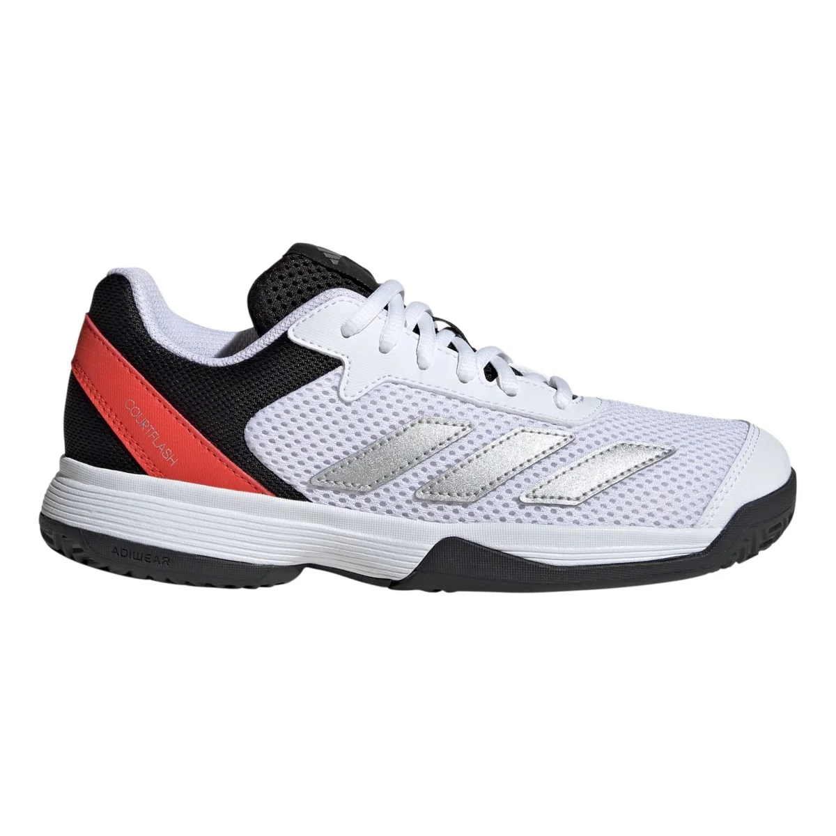 Sapatilhas de Ténis Junior Adidas Courtflash K All Court - Branco/Azul Marinho - Image 2