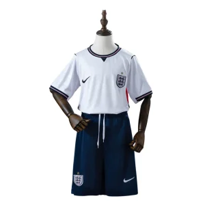 Conjunto infantil Seleção Inglaterra principal branca COPA DO MUNDO 2026