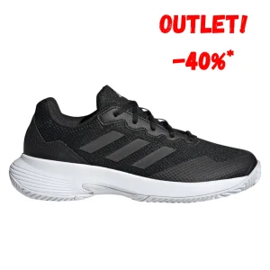 Sapatilha de Ténis Feminina Adidas Gamecourt 2 All Court - Preto