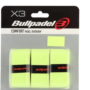 OVERGRIP BULLPADEL COMFORT AMARELO NÉON PACK 3 UNIDADES
