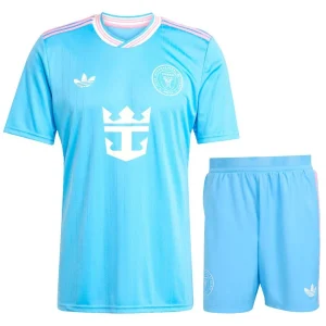 Conjunto Infantil Inter Miami azul terceira 2025/26