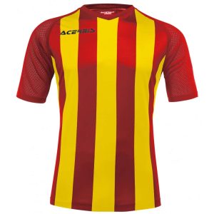 CAMISOLA ACERBIS JOHAN VERMELHA E AMARELA