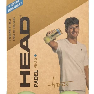 TUBO DE BOLAS DE PADEL HEAD PRO S+ (Pack de 2)