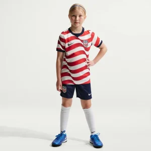 Conjunto infantil Seleção Estados Unidos principal vermelho e branco COPA DO MUNDO 2026