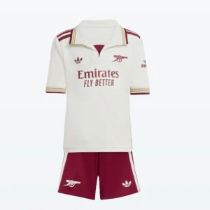 Conjunto Infantil third branco 2025/26