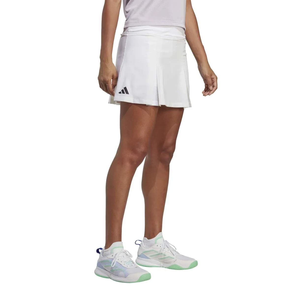 SAIA MULHER PADEL ADIDAS CLUB PLEAT Branca - Image 5