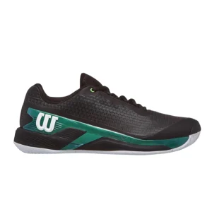 Sapatilha de Ténis Masculina Wilson Rush Pro 4.0 Blade Clay Court - Preto/Verde