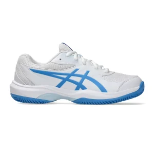 Sapatilhas de Ténis Junior Asics Gel Game GS Clay/Omnicourt - Branco/Azul