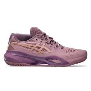 Sapatilha de Padel Feminina Asics Gel-Resolution X - Roxo /Ouro Rosa