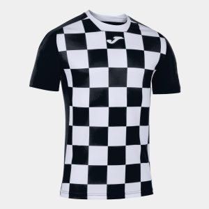 T-SHIRT BANDEIRA PRETO E BRANCO
