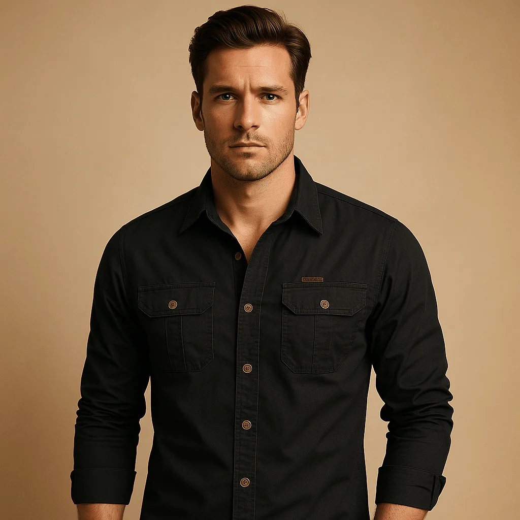 Cargo Shirt Men Relaxed Fit Outdoor Style for Everyday Comfort - Image 4