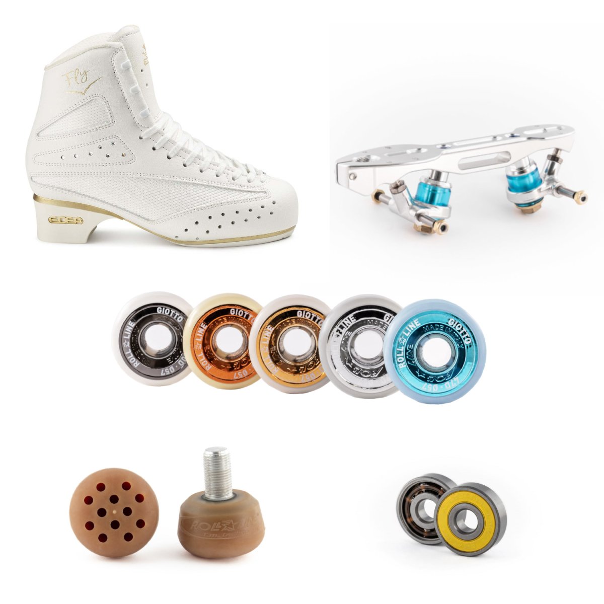 Patins Completos Pat. Art. Fly+Mistral+Giotto+Abec 9 - Image 2