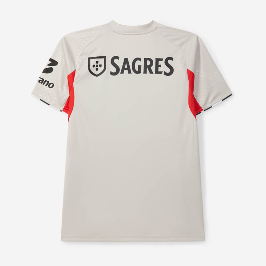 Réplica Camisola Alternativa Bege SL Benfica 2025-2026 - Image 4
