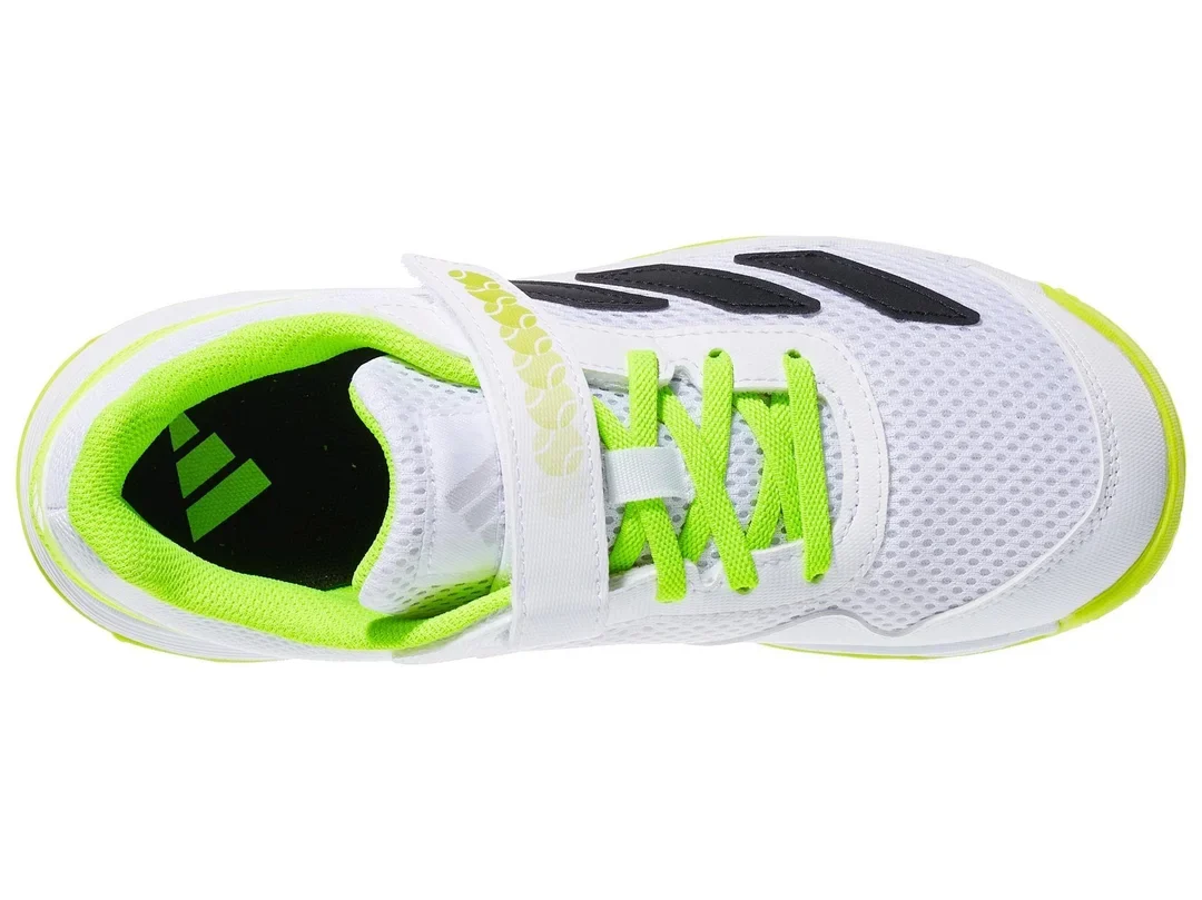 Sapatilhas de Ténis Junior Adidas Courtflash K Comfort Closure All Court - Branco/Verde - Image 5